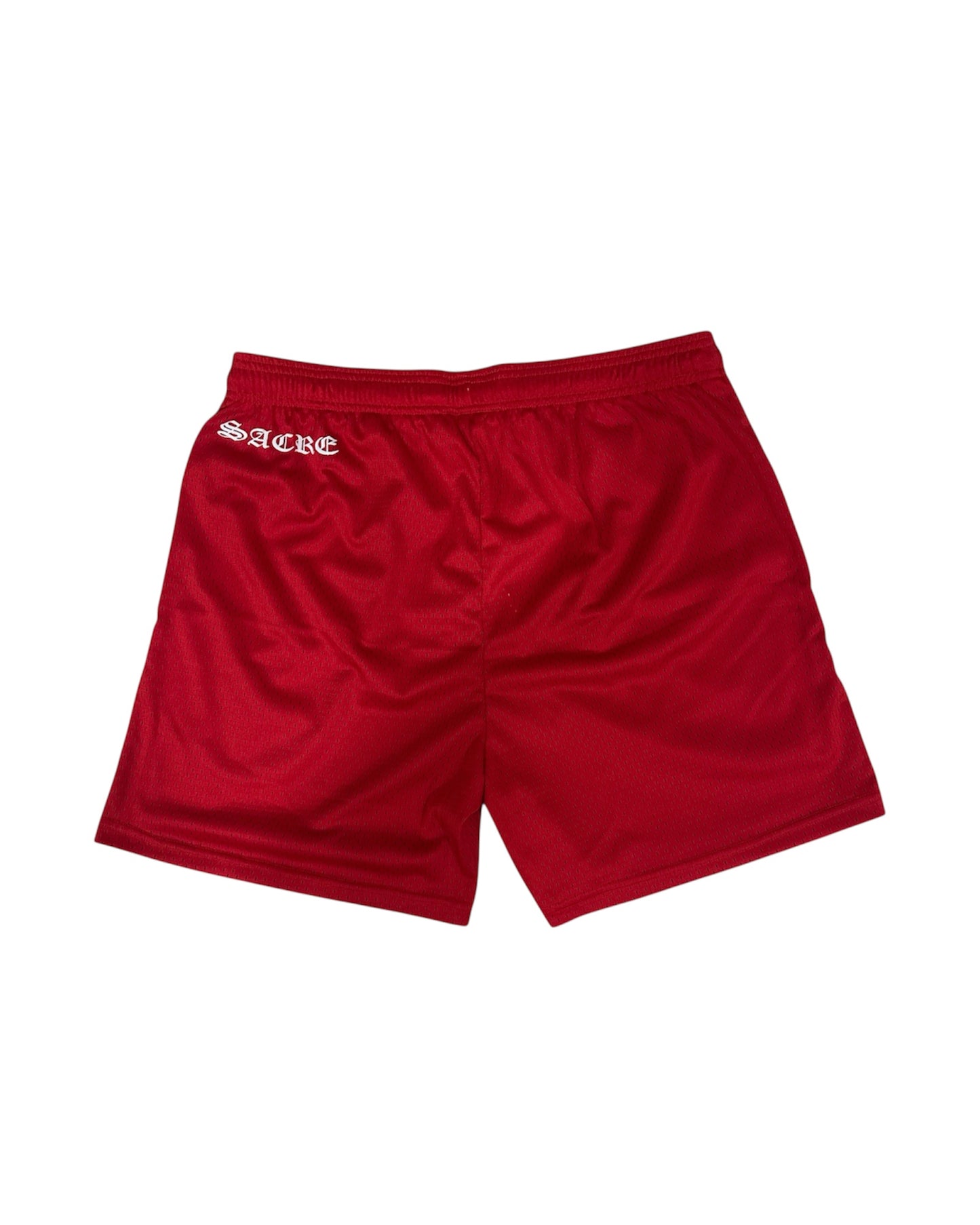 Red Mesh Shorts