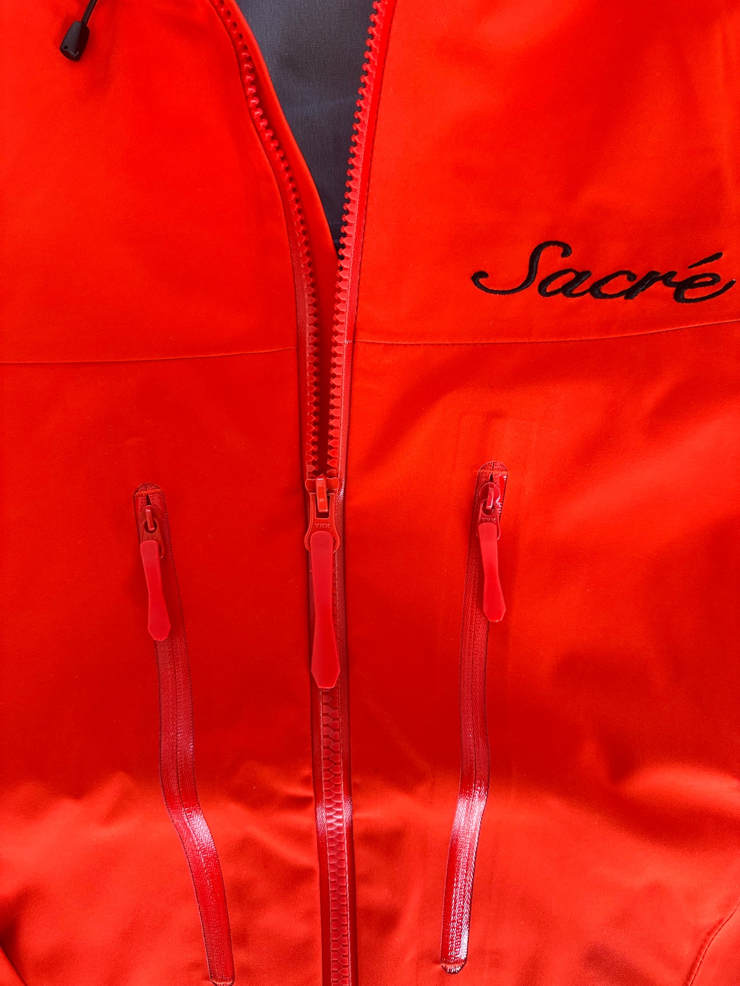 Orange Windbreaker