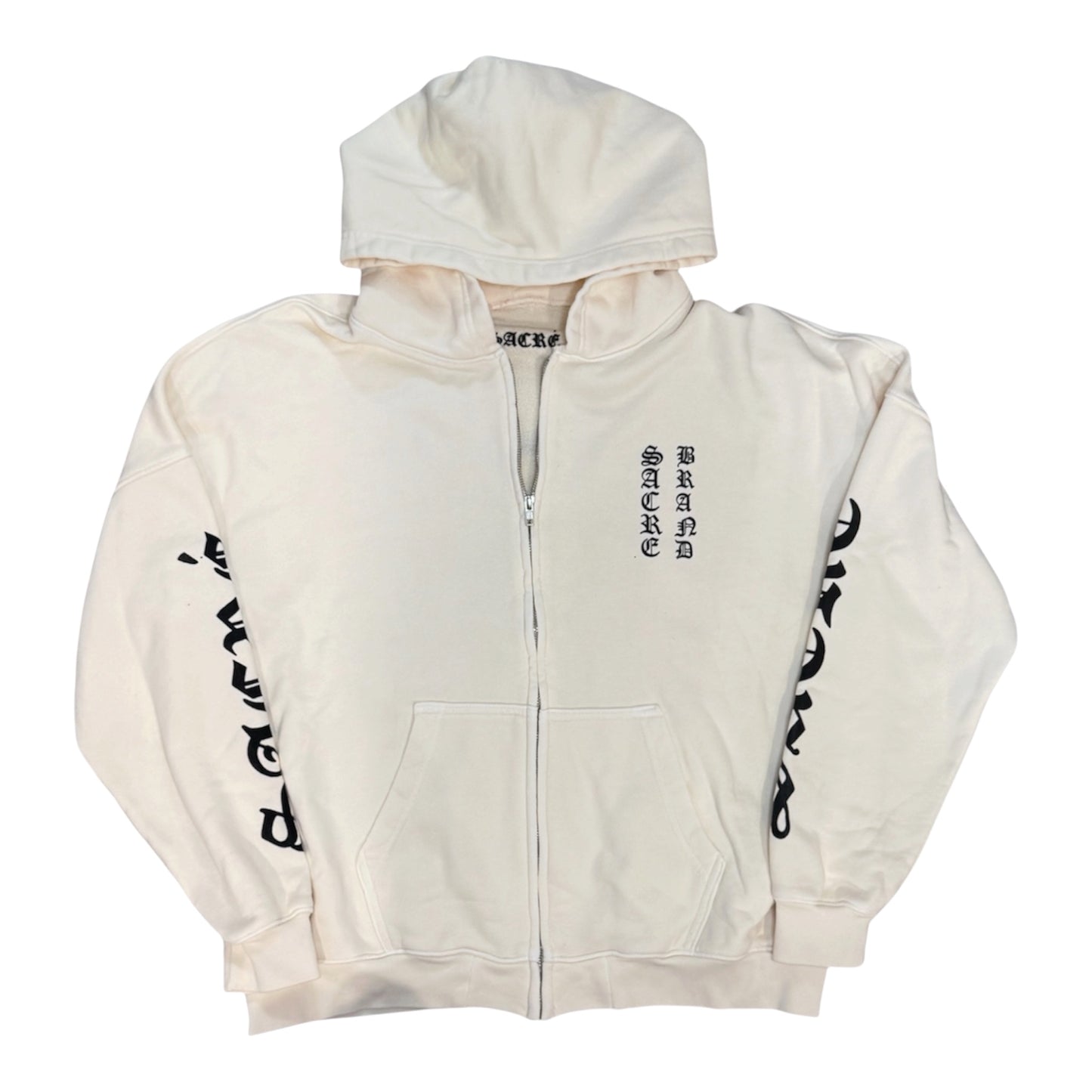 0007 SACRÉ Vintage Zip Hoodie Version 2
