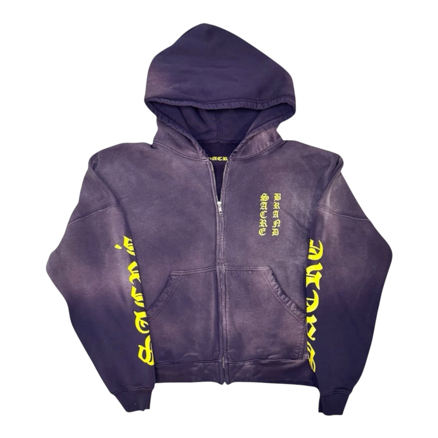 0004 SACRÉ Vintage Zip Hoodie Version 2