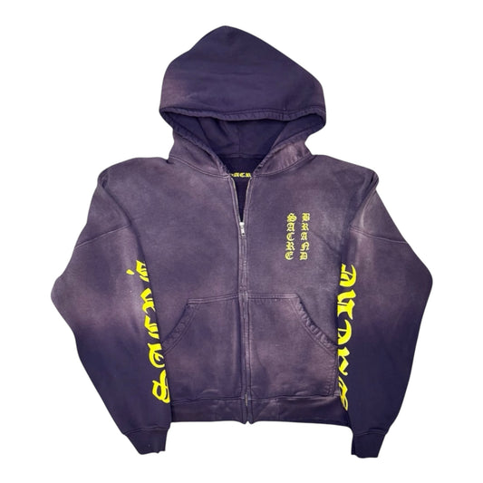 0004 SACRÉ Vintage Zip Hoodie Version 2