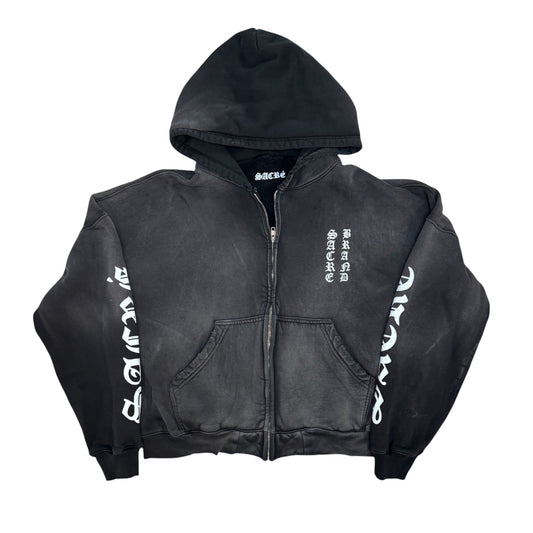 0005 SACRÉ Vintage Zip Hoodie Version 2