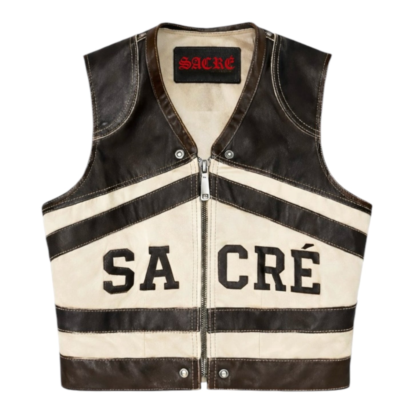 003 Sacré Dominion Leather Vest