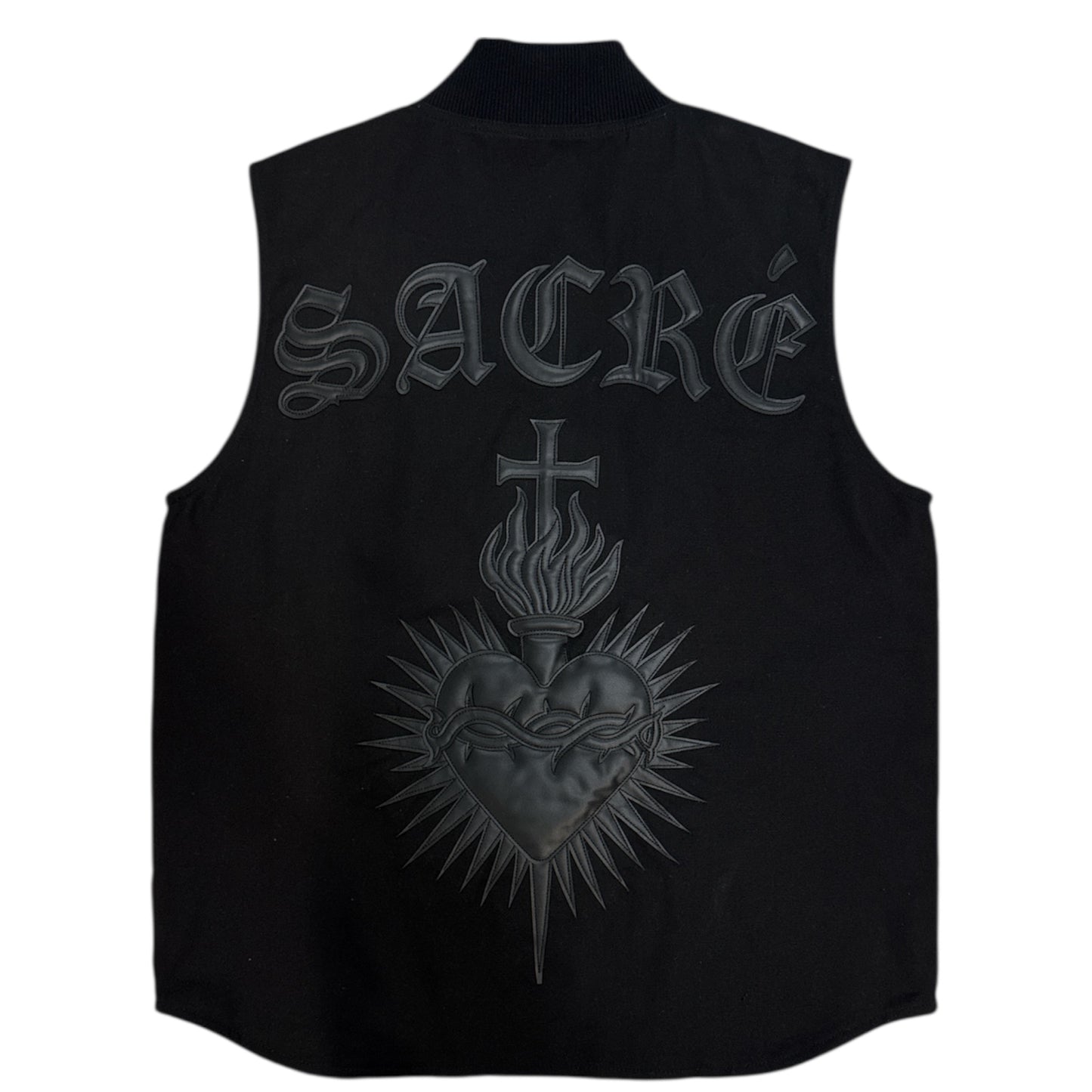 001 Canvas/Leather Vest