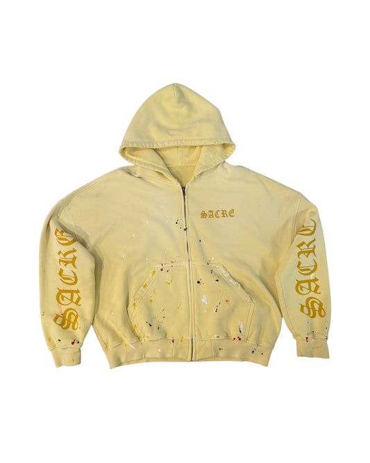 Sacré Yellow Zip-Up